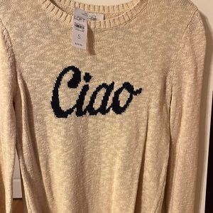 Never worn, NWT, LOFT sweater.